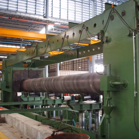 Гидроиспытательная машина для стана по производству спиральных труб большого диаметра